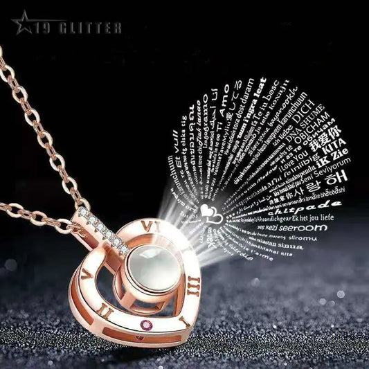 100 Languages I Love You" Necklace